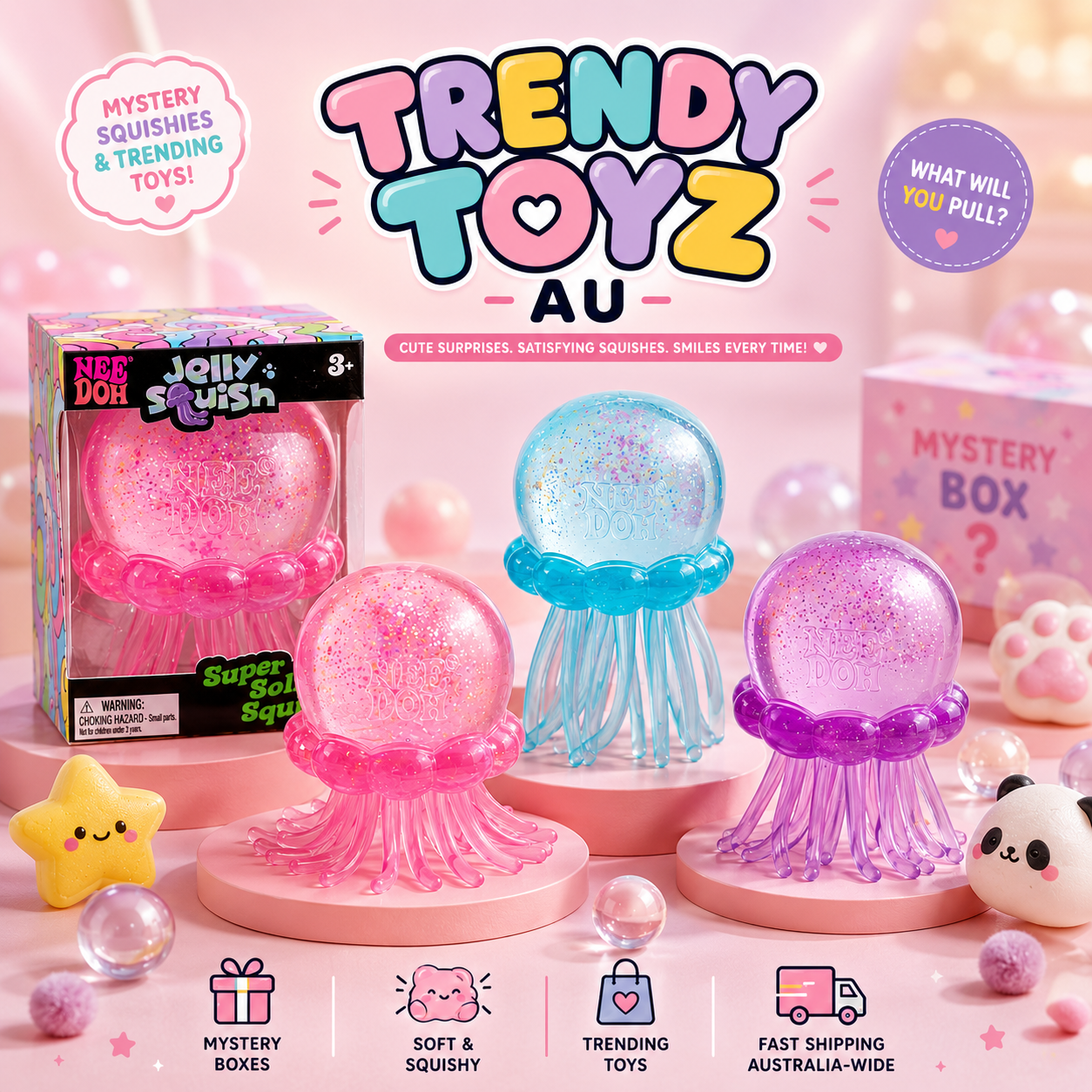 Glitter Jelly Squish